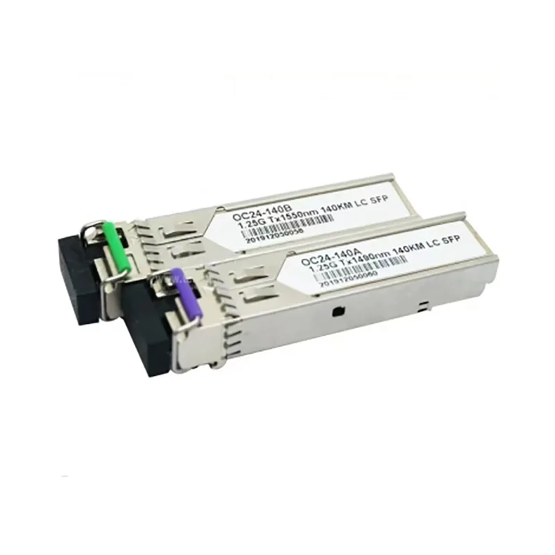 トランシーバー SFP 1.25G 1490 nm/1550 nm、140 km